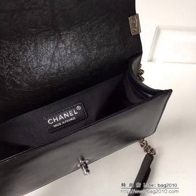 香奈兒CHANELCHANE2018FW款皺紋小牛皮單肩斜挎鏈條包 DSC2028